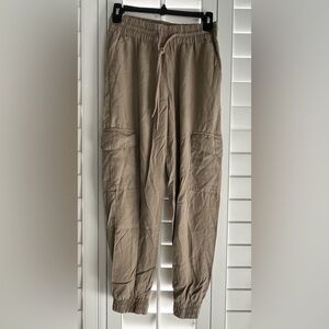 INDIGO REIN Tan Cargo Jogging Style Pants Size Small